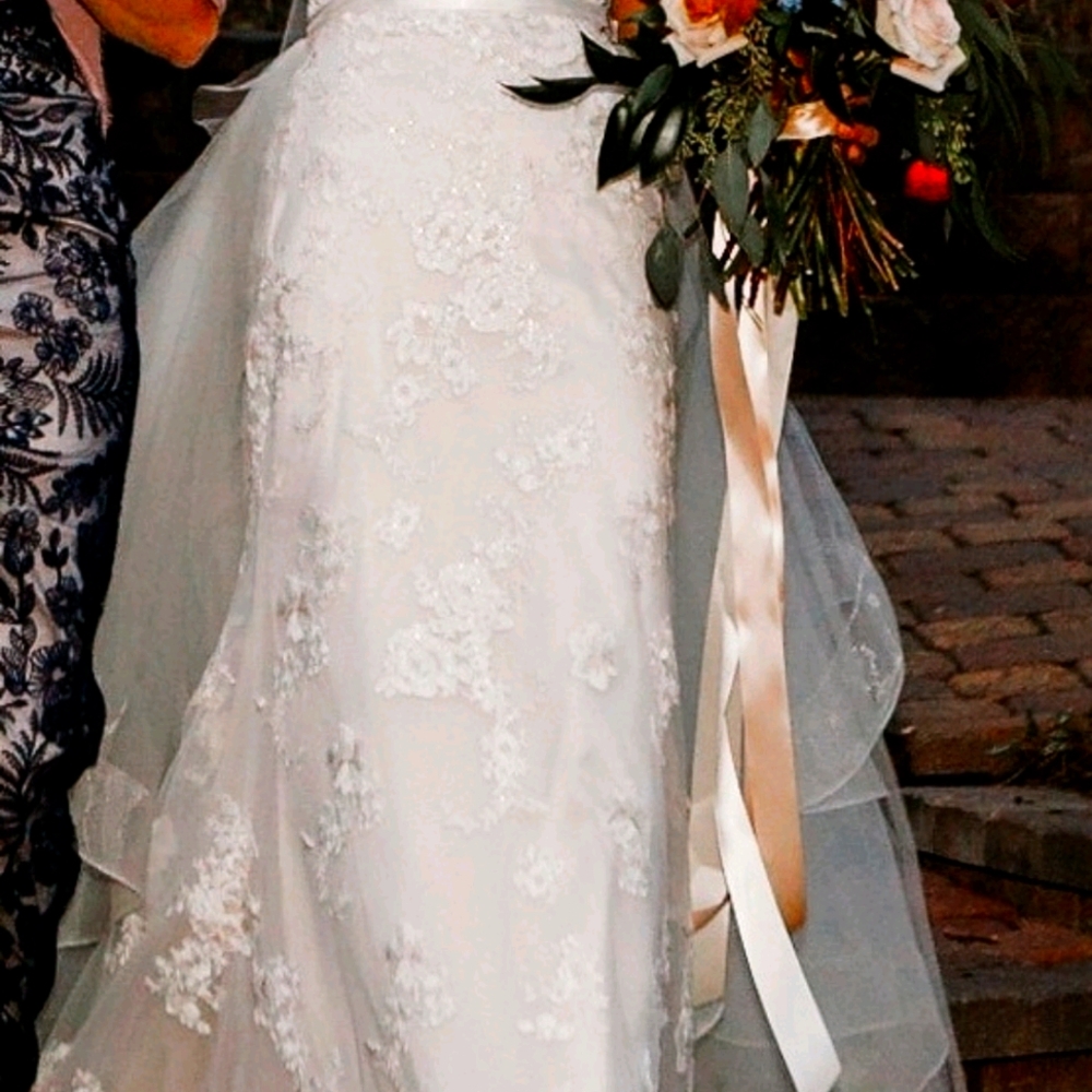 Horsehair and tulle wedding skirt
